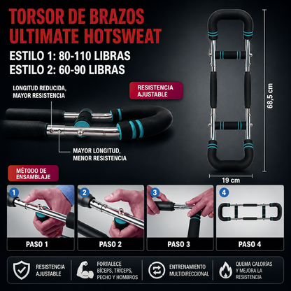 BARRA DE RESISTENCIA MULTIFUNCIONAL FITNESS – Entrena todo el torso