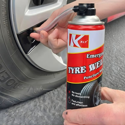 TYRE WELD – Reparación instantánea de llantas, sellado eficaz y movilidad inmediata