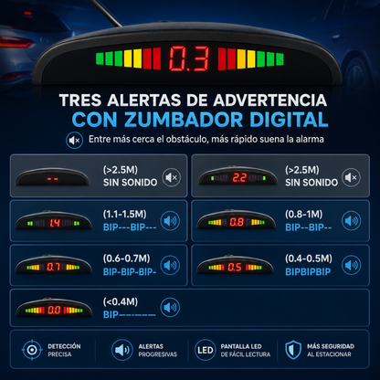 SENSOR DE PARQUEO – Maniobras con mayor precisión