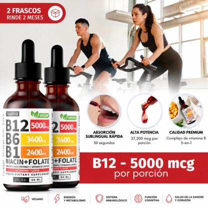 VITAMIN B COMPLEX B12-B6-B1 – Energía, enfoque y apoyo nutricional diario