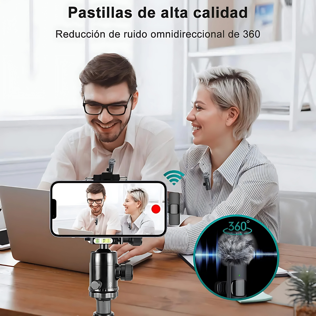 PAR DE MICRÓFONOS INALÁMBRICOS – Audio profesional sin cables ni complicaciones