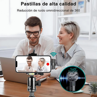 PAR DE MICRÓFONOS INALÁMBRICOS – Audio profesional sin cables ni complicaciones