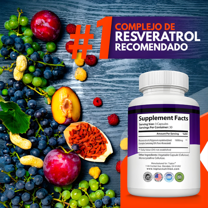 RESVERATROL – Piel más joven, uniforme y luminosa desde el interior cada día