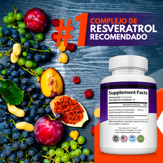 RESVERATROL – Piel más joven, uniforme y luminosa desde el interior cada día