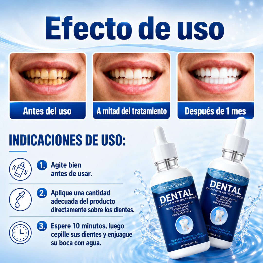 DENTAL CAVITY – Hidroxiapatita para proteger el esmalte más allá del cepillado