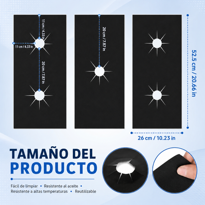 PROTECTOR DE ESTUFA – Cocina más limpia, protección duradera y limpieza sin esfuerzo