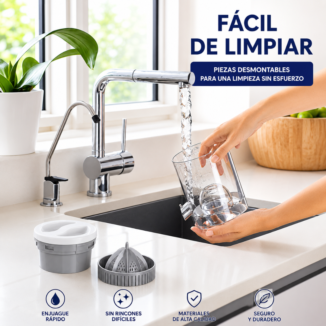 EXPRIMIDOR DE FRUTAS – Jugos frescos en segundos con máxima extracción y mínimo esfuerzo