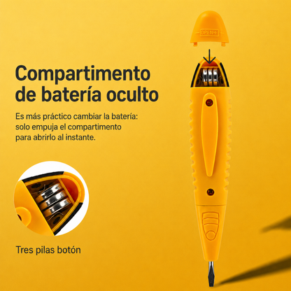 BOLÍGRAFO ELÉCTRICO — El problema no es el cable. Es no detectar el voltaje a tiempo.