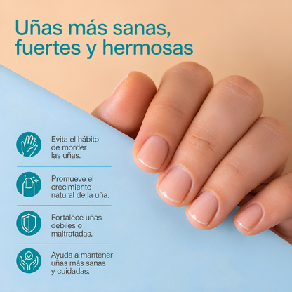 BASE MASGLO ANTI MORDIDAS — Ayuda a dejar el hábito y cuidar tus uñas
