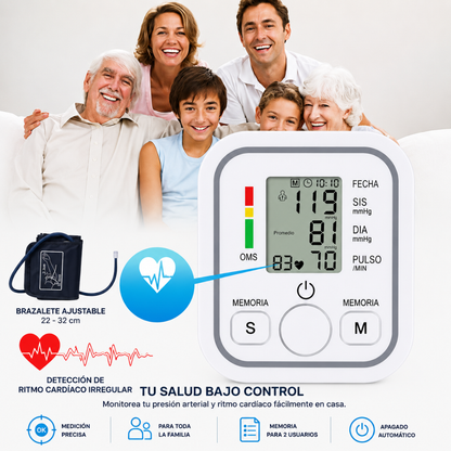 MONITOR DE PRESIÓN — Controla tu presión, cuida tu salud desde casa