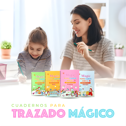 MAGIC PRACTICE COPY BOOK – Aprendizaje interactivo, escritura guiada y desarrollo temprano con diversión