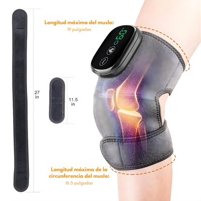 MASAJEADOR DE RODILLAS – Alivio térmico y vibración inteligente para tus articulaciones