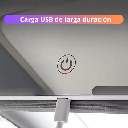 ESPEJO DE CARRO DE COPILOTO - El espejo que se ilumina cuando más lo necesitas, donde siempre lo necesitas