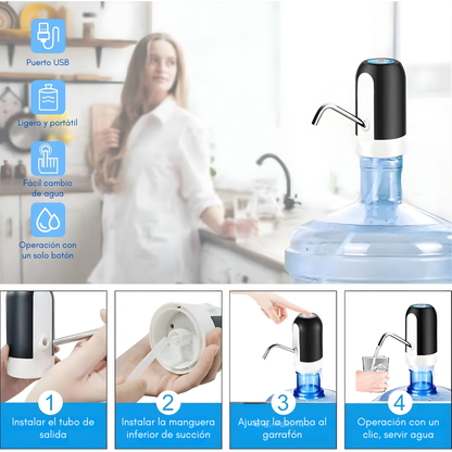 DISPENSADOR ELÉCTRICO DE AGUA – Sirve fácil, sin esfuerzo y sin derrames