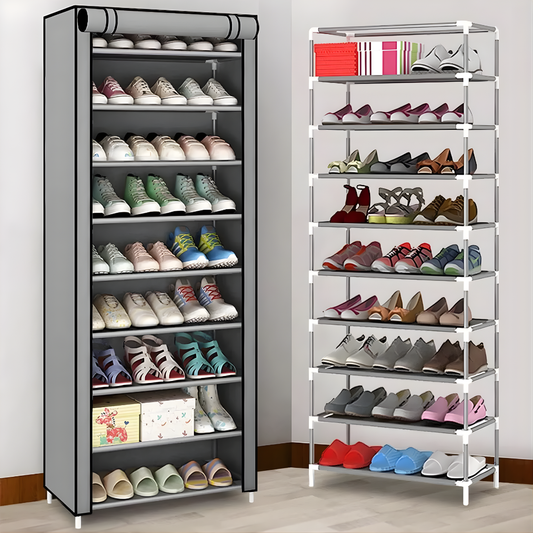 ZAPATERA DE TELA – Organización inteligente, ahorro de espacio y zapatos siempre ordenados