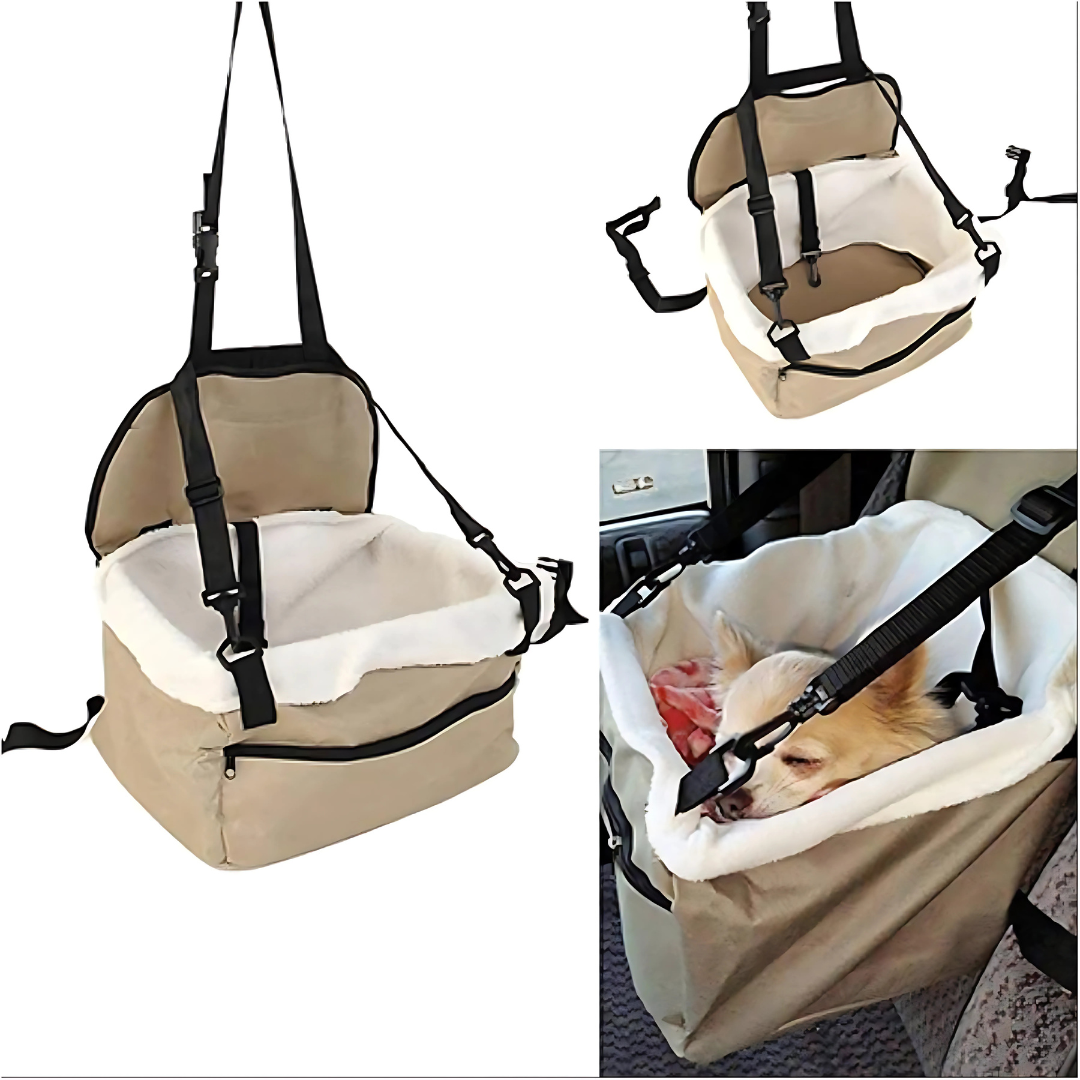 SILLA DE PERRO PARA VEHÍCULO – Viajes seguros y cómodos para tu mascota