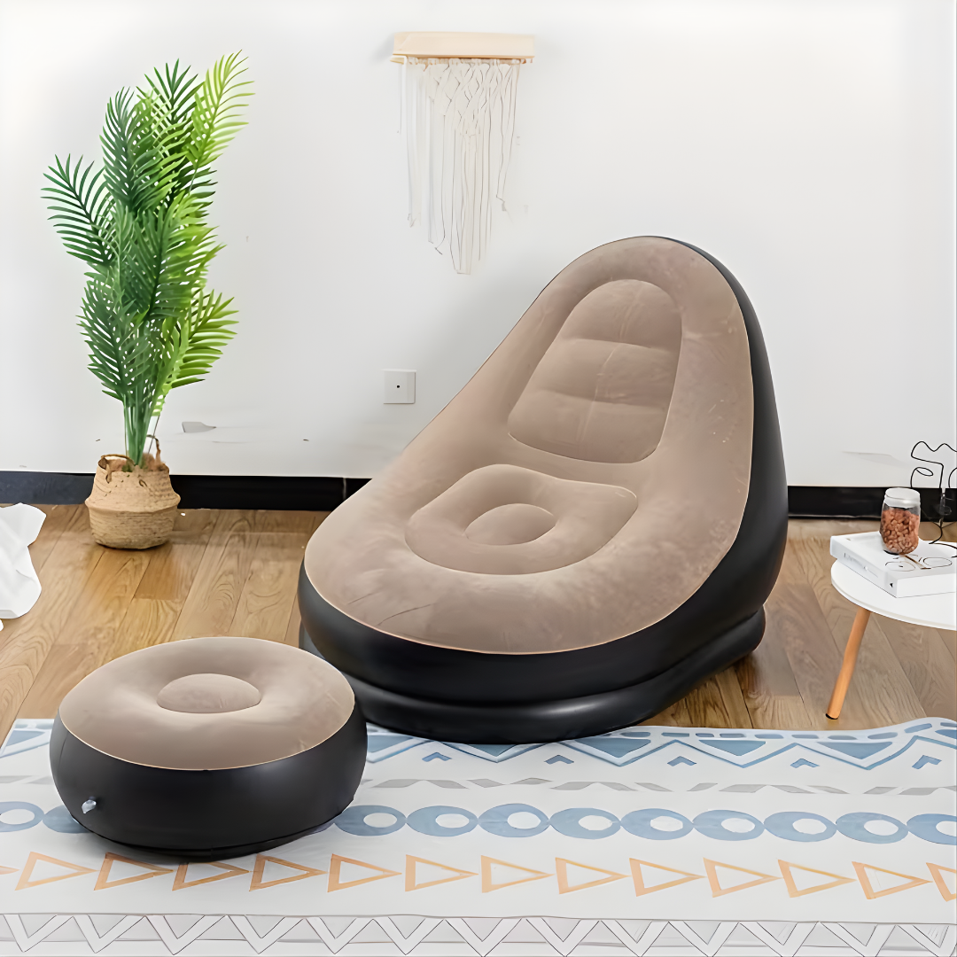 SILLON INFLABLE – Comodidad instantánea, descanso portátil y relax en cualquier lugar
