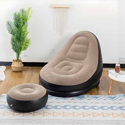 SILLON INFLABLE – Comodidad instantánea, descanso portátil y relax en cualquier lugar