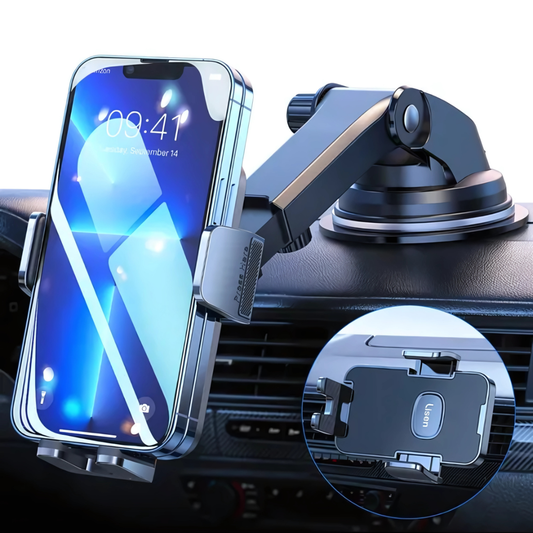 SOPORTE DE TELEFONO UNIVERSAL PARA VEHICULO – Conduce con seguridad, visión estable y control total del camino