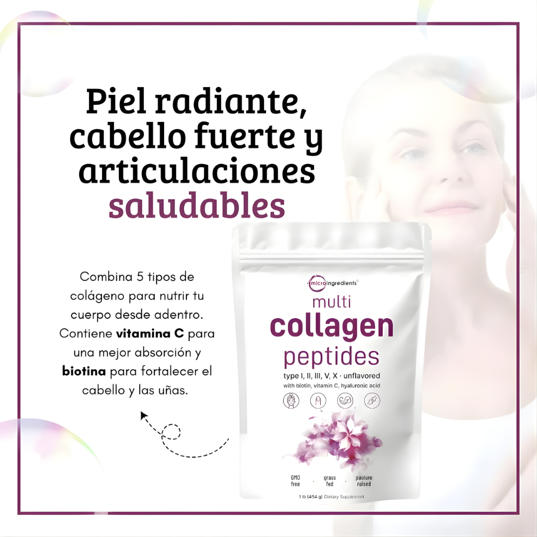 MULTICOLLAGEN PEPTIDES 1 LIBRA – Apoyo nutricional completo, bienestar diario y nutrición consciente