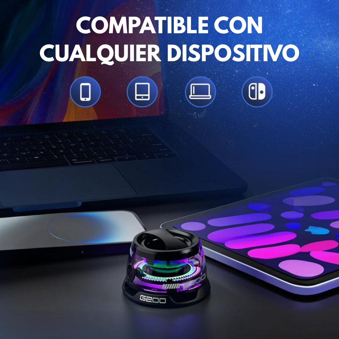 BOCINA MAGNÉTICA PORTÁTIL – Sonido potente donde quieras, sin límites