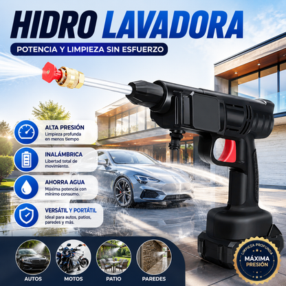 HIDRO LAVADORA – Potencia de limpieza en la palma de tu mano
