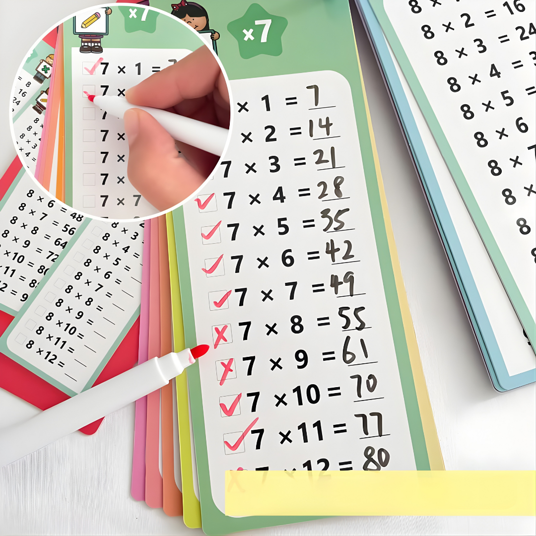TARJETAS DIDÁCTICAS – Aprendizaje divertido, práctica constante y matemáticas sin estrés