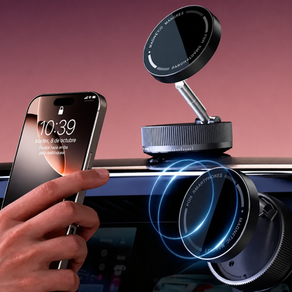 SOPORTE DE TELÉFONO MAGNÉTICO – Celular firme, visible y siempre a mano en cualquier lugar