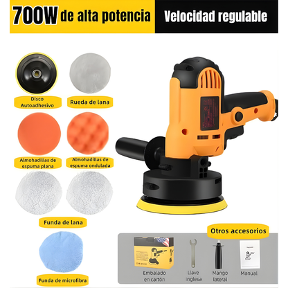 PULIDORA ELÉCTRICA — Brillo profesional, acabado perfecto en cada superficie
