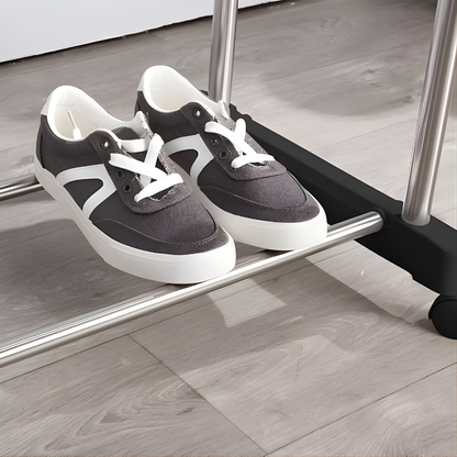 PERCHERO DOBLE ALTURA AJUSTABLE – Orden vertical, secado eficiente y espacio optimizado para tu ropa