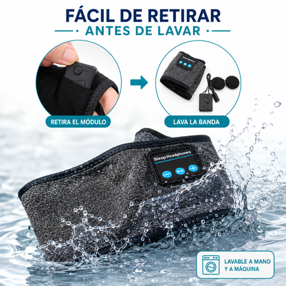 BANDA BLUETOOTH – Audio cómodo para dormir y entrenar