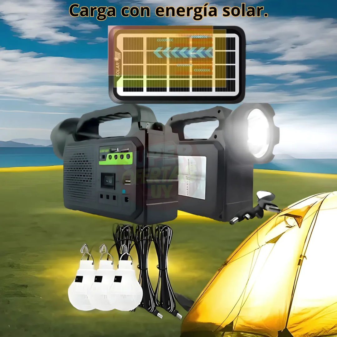 KIT DE ILUMINACIÓN SOLAR – Energía, luz y conexión donde la necesites