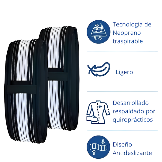 CINTURON DEPORTIVO – Soporte lumbar, alivio de la ciática y estabilidad para tu día a día