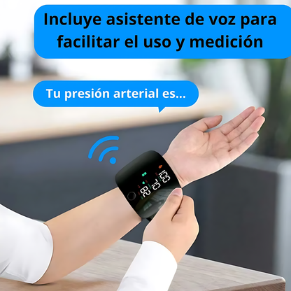 MONITOR DE MUÑECA – Medición rápida, control preciso y cuidado de tu salud en casa