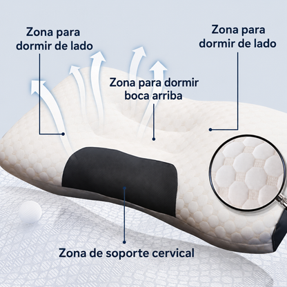 ALMOHADA CERVICAL — Duerme mejor, cuida tu cuello y espalda