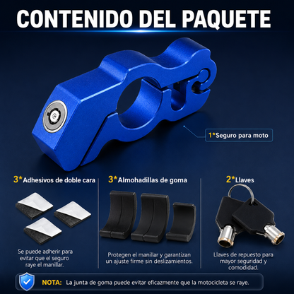 CANDADO MANILLAR – Seguridad resistente para tu moto