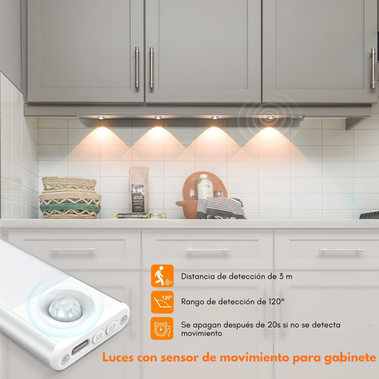 LUZ LED CON SENSOR DE MOVIMIENTO – Iluminación práctica y automática para tu hogar