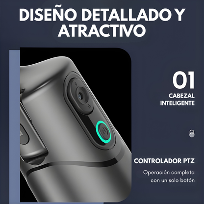 SOPORTE CON SEGUIMIENTO FACIAL – Grabaciones inteligentes, manos libres y enfoque automático en todo momento