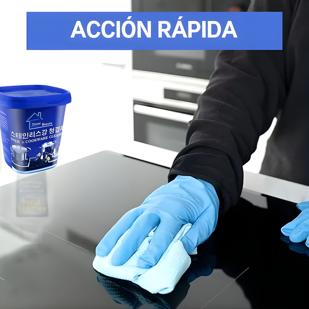 PASTA LIMPIADORA DE OLLAS, ESTUFAS Y COCINA (PACK x2) – Limpieza profunda, brillo inmediato y menos esfuerzo