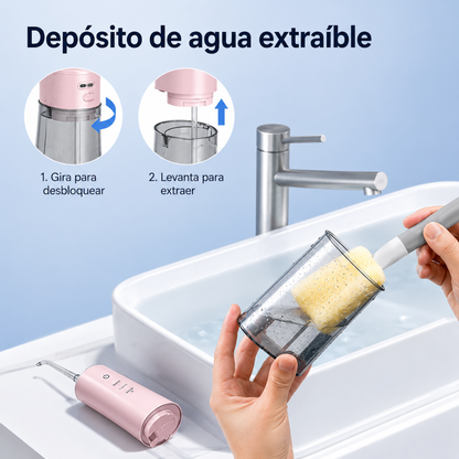 IRRIGADOR BUCAL GRANDE – Limpieza profunda para cuidar dientes y encías todos los días