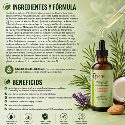 MIELLE – Fortaleza, hidratación y brillo