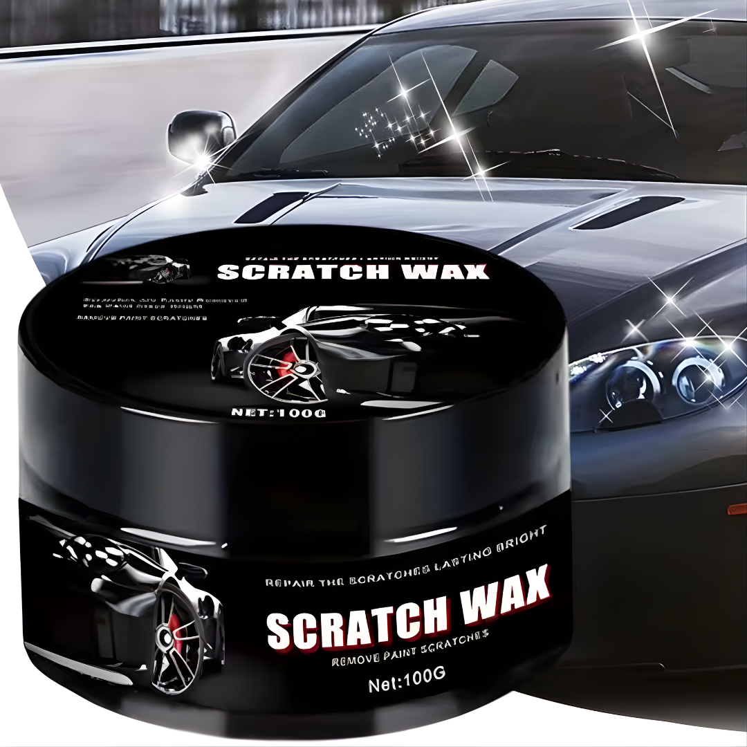 CERA QUITARRAYONES SCRATCH WAX – Disimula rayones, recupera el brillo y renueva la pintura de tu auto
