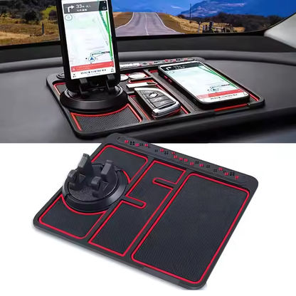 ALMOHADILLA ANTIDESLIZANTE PARA AUTO – Tu celular y objetos siempre seguros en el tablero