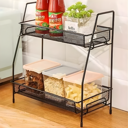 ESTANTE DE ALMACENAMIENTO DE 2 NIVELES – Orden y elegancia en cada espacio