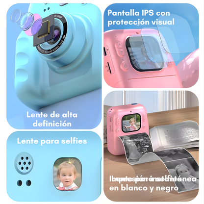 CÁMARA INSTANTÁNEA – Captura momentos únicos, imprime recuerdos y revive emociones al instante