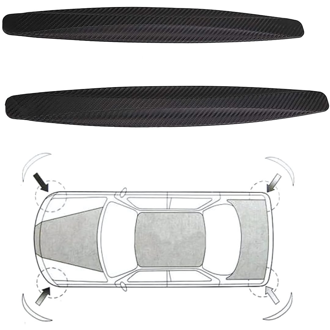 SET 4 TIRAS PROTECTOR DE BUMPER – Protege tu carro de rayones y golpes