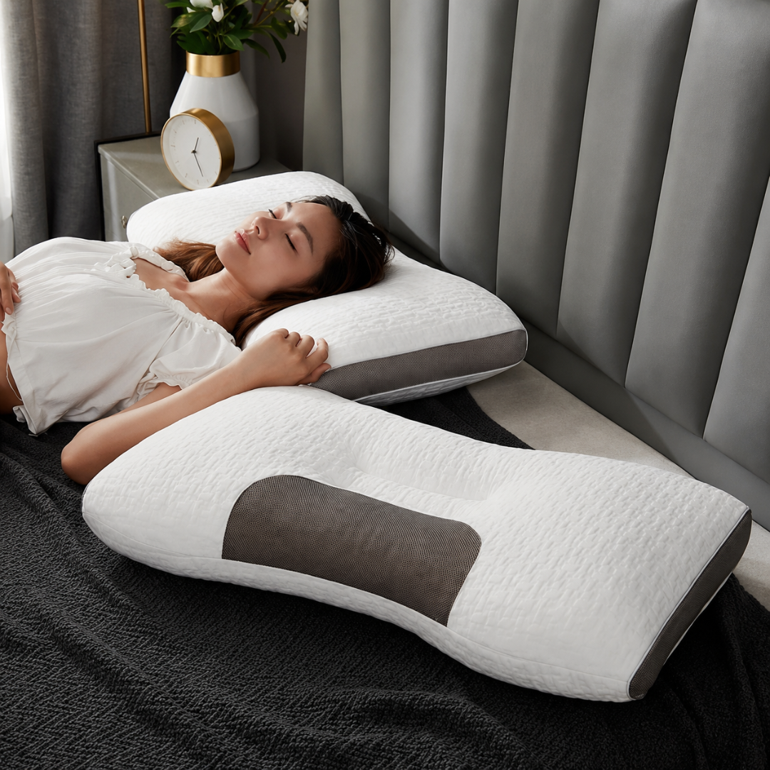 ALMOHADA CERVICAL — Duerme mejor, cuida tu cuello y espalda