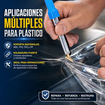 TESTER – Reparación práctica de plásticos con calor, precisión y acabado firme