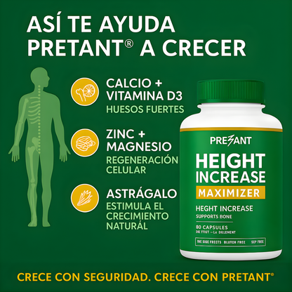 HEIGHT INCREASE – Apoyo nutricional diario, bienestar integral y desarrollo saludable