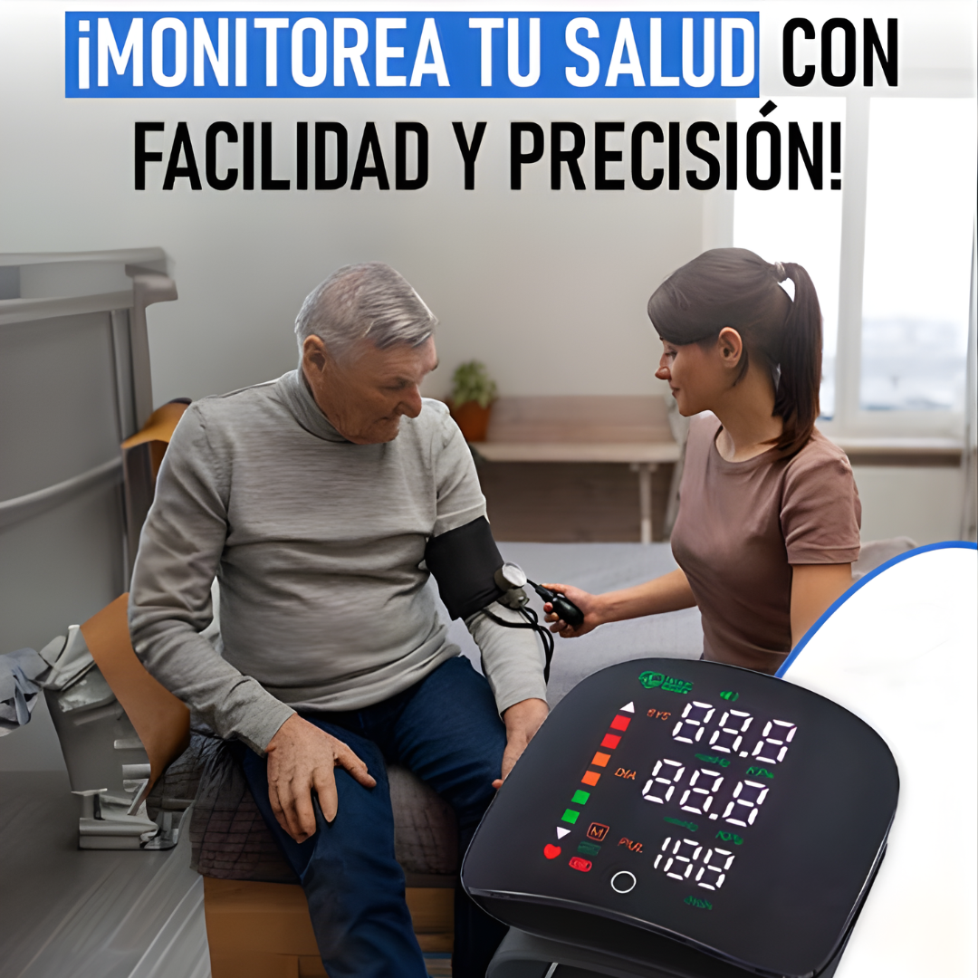 MONITOR DE MUÑECA – Medición rápida, control preciso y cuidado de tu salud en casa